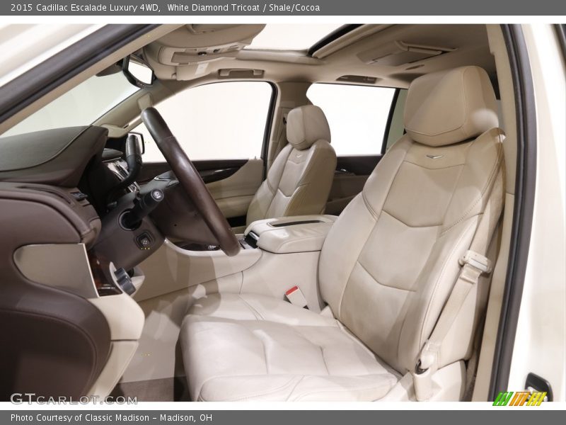 White Diamond Tricoat / Shale/Cocoa 2015 Cadillac Escalade Luxury 4WD