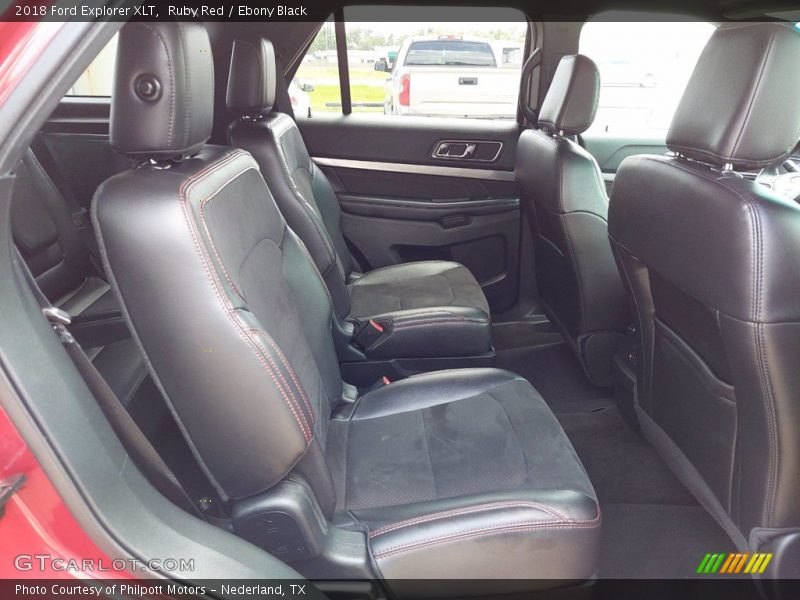 Ruby Red / Ebony Black 2018 Ford Explorer XLT