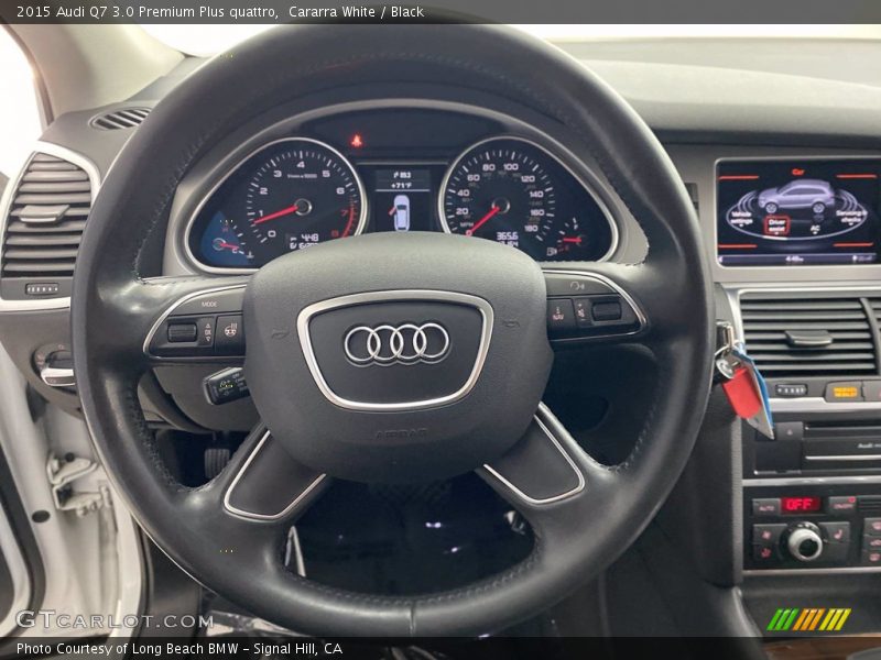 Cararra White / Black 2015 Audi Q7 3.0 Premium Plus quattro