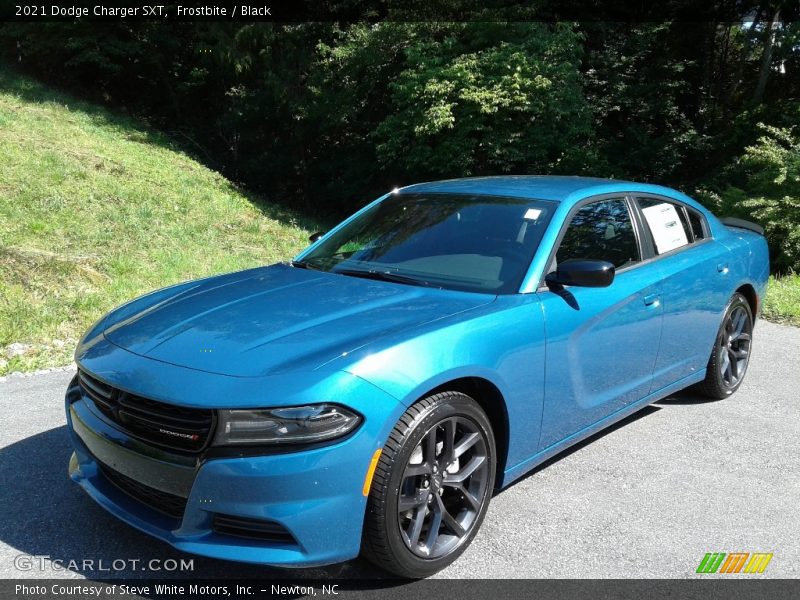 Frostbite / Black 2021 Dodge Charger SXT
