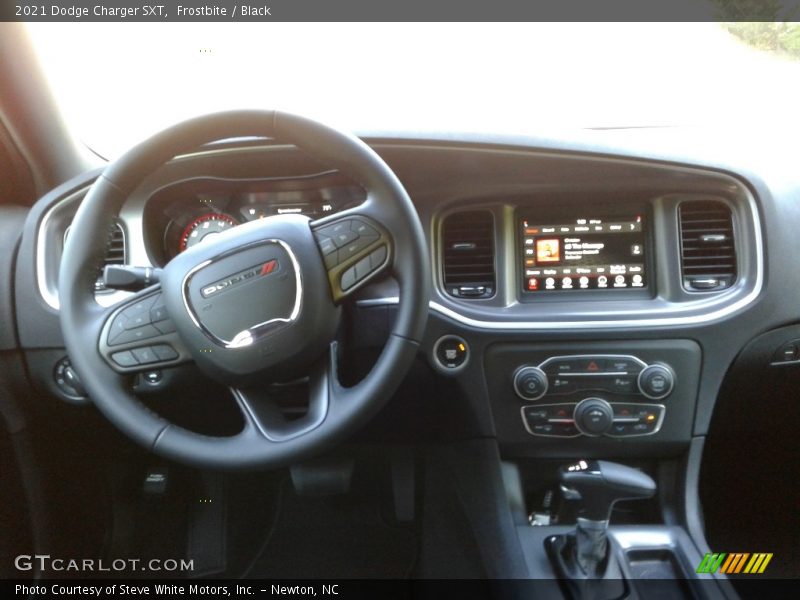 Frostbite / Black 2021 Dodge Charger SXT