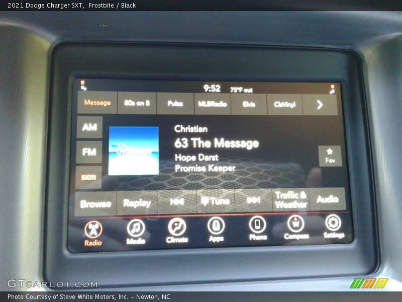 Frostbite / Black 2021 Dodge Charger SXT