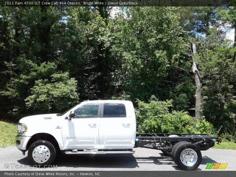 Bright White / Diesel Gray/Black 2021 Ram 4500 SLT Crew Cab 4x4 Chassis