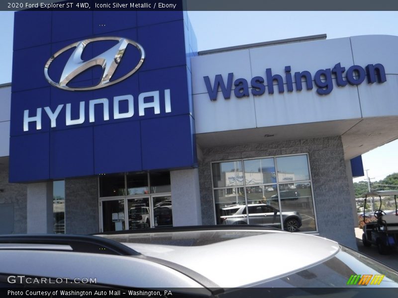 Iconic Silver Metallic / Ebony 2020 Ford Explorer ST 4WD