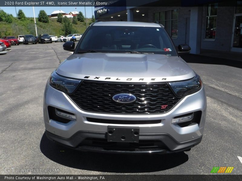 Iconic Silver Metallic / Ebony 2020 Ford Explorer ST 4WD