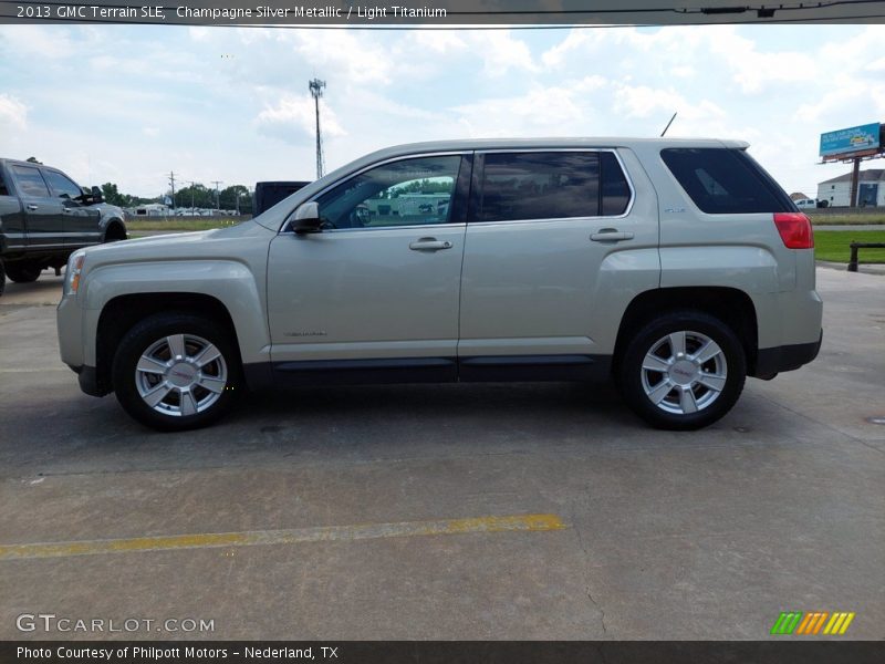 Champagne Silver Metallic / Light Titanium 2013 GMC Terrain SLE