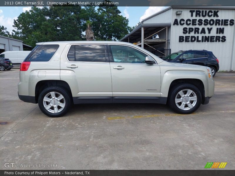 Champagne Silver Metallic / Light Titanium 2013 GMC Terrain SLE