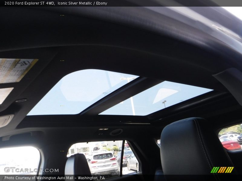 Iconic Silver Metallic / Ebony 2020 Ford Explorer ST 4WD