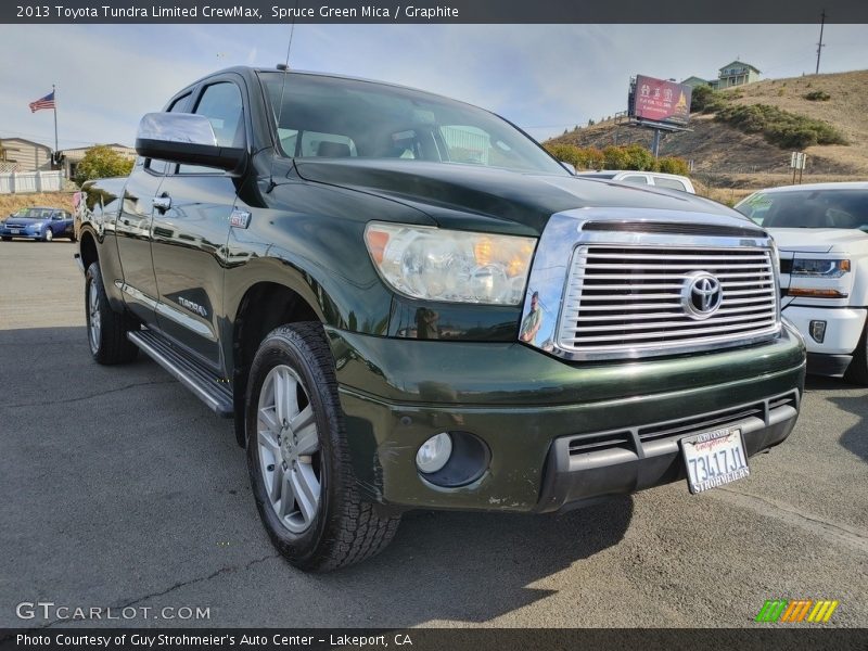 Spruce Green Mica / Graphite 2013 Toyota Tundra Limited CrewMax