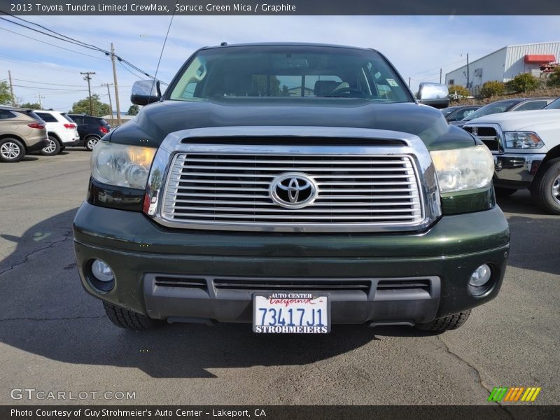Spruce Green Mica / Graphite 2013 Toyota Tundra Limited CrewMax