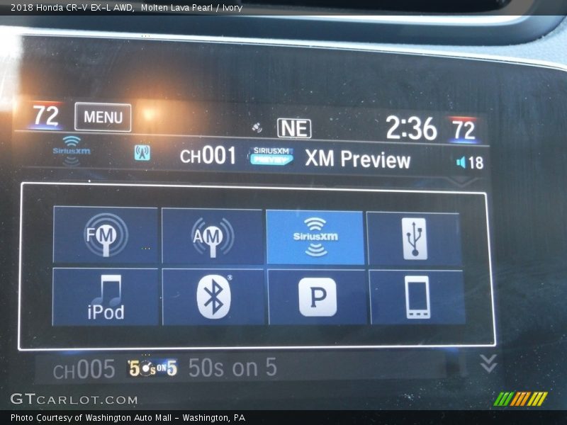 Molten Lava Pearl / Ivory 2018 Honda CR-V EX-L AWD