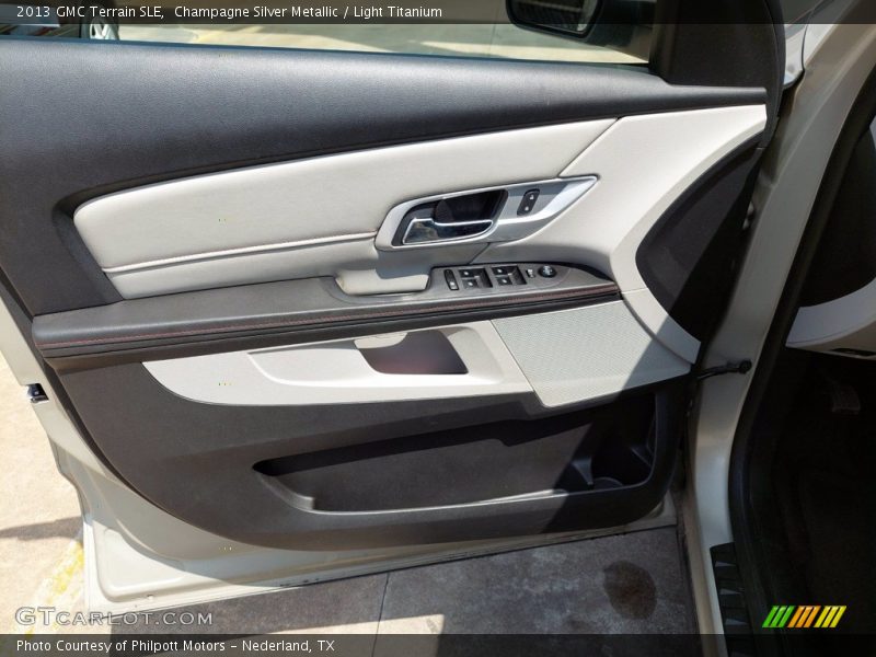 Champagne Silver Metallic / Light Titanium 2013 GMC Terrain SLE