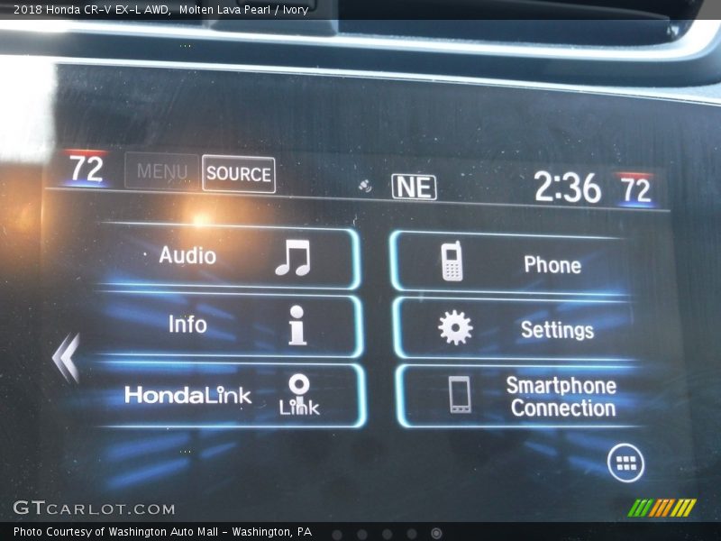 Molten Lava Pearl / Ivory 2018 Honda CR-V EX-L AWD