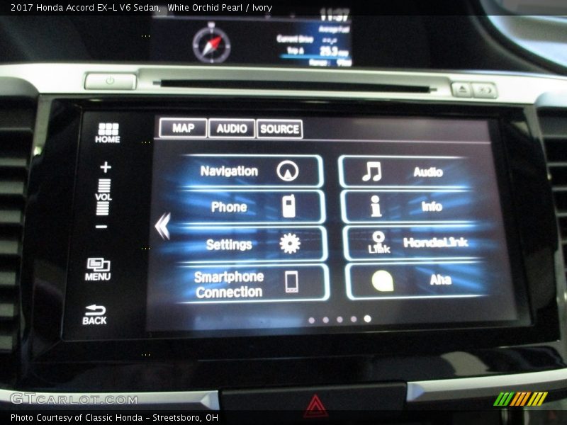 White Orchid Pearl / Ivory 2017 Honda Accord EX-L V6 Sedan