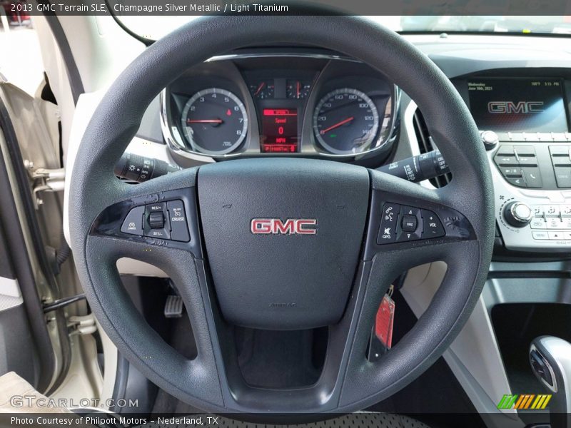 Champagne Silver Metallic / Light Titanium 2013 GMC Terrain SLE