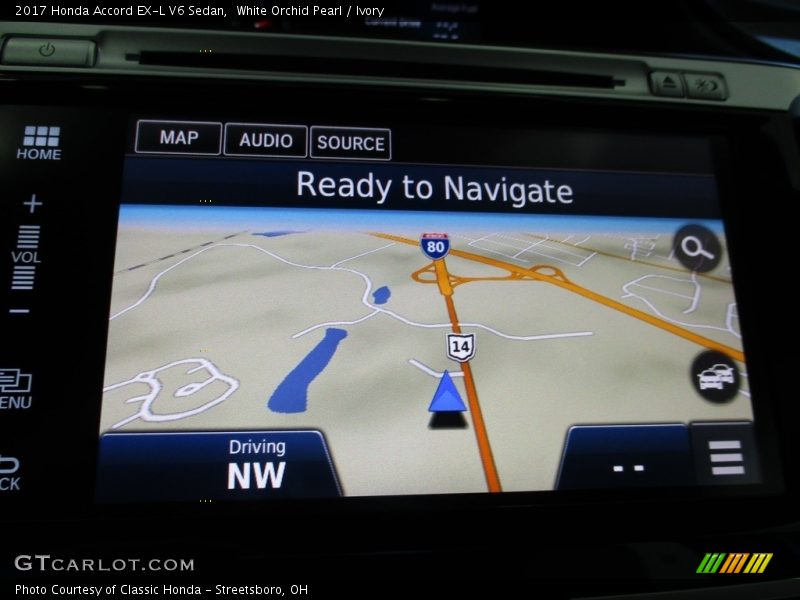 White Orchid Pearl / Ivory 2017 Honda Accord EX-L V6 Sedan