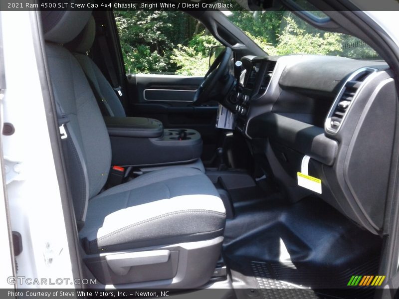 Bright White / Diesel Gray/Black 2021 Ram 4500 SLT Crew Cab 4x4 Chassis