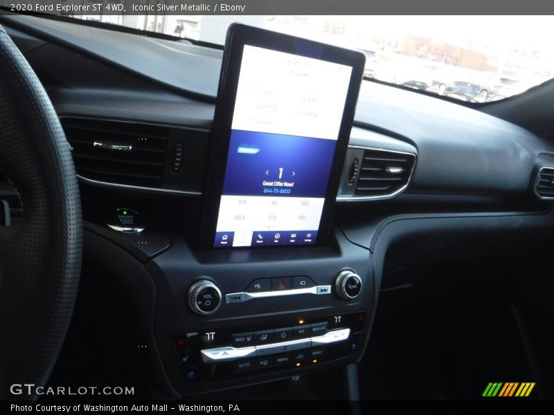 Iconic Silver Metallic / Ebony 2020 Ford Explorer ST 4WD