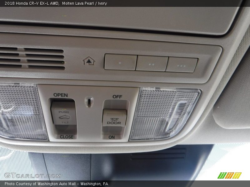 Molten Lava Pearl / Ivory 2018 Honda CR-V EX-L AWD