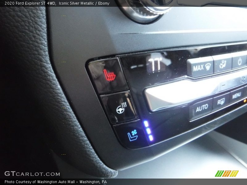 Iconic Silver Metallic / Ebony 2020 Ford Explorer ST 4WD