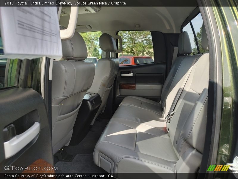 Rear Seat of 2013 Tundra Limited CrewMax