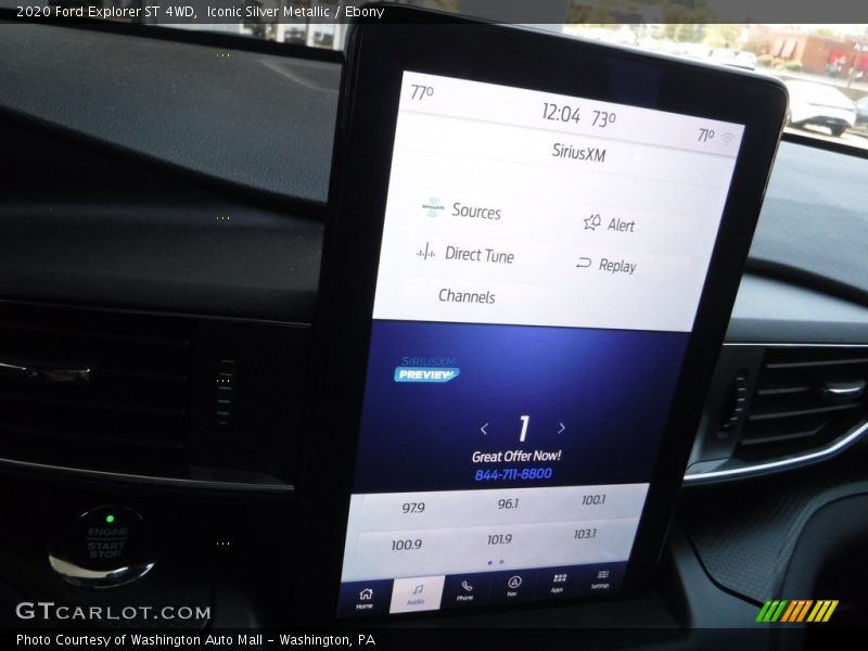 Iconic Silver Metallic / Ebony 2020 Ford Explorer ST 4WD