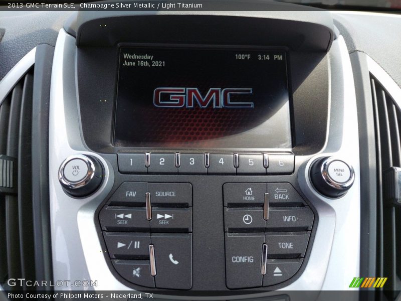 Champagne Silver Metallic / Light Titanium 2013 GMC Terrain SLE