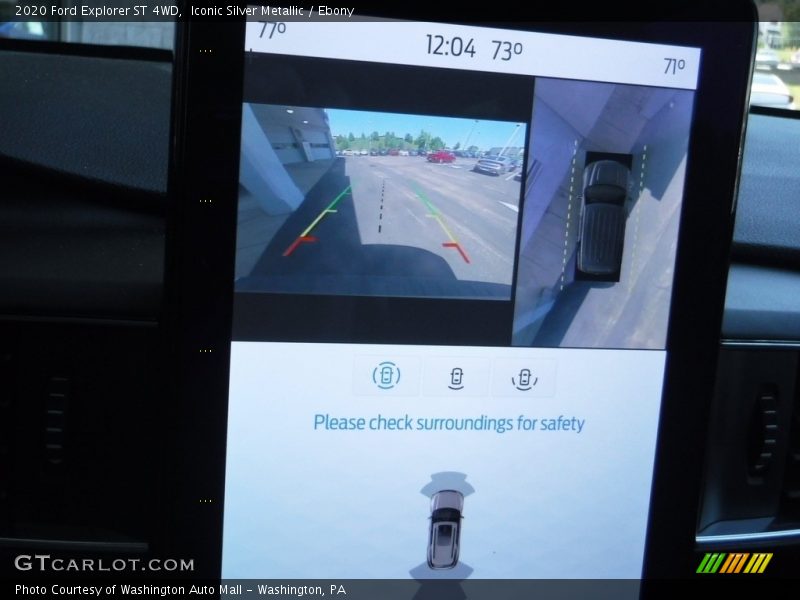 Iconic Silver Metallic / Ebony 2020 Ford Explorer ST 4WD