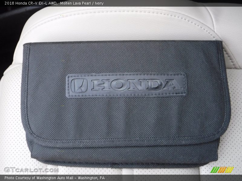 Molten Lava Pearl / Ivory 2018 Honda CR-V EX-L AWD