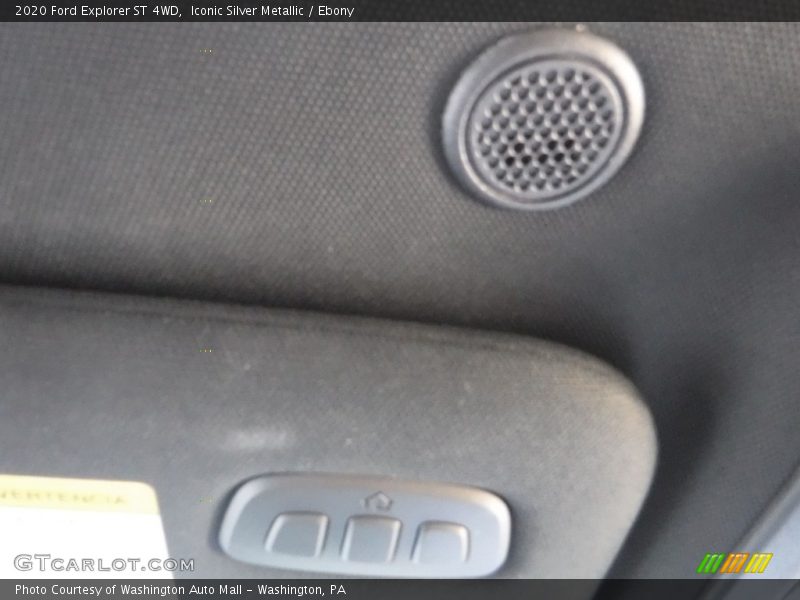 Iconic Silver Metallic / Ebony 2020 Ford Explorer ST 4WD