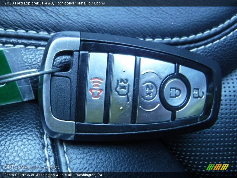 Iconic Silver Metallic / Ebony 2020 Ford Explorer ST 4WD