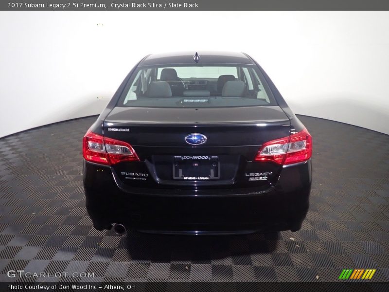 Crystal Black Silica / Slate Black 2017 Subaru Legacy 2.5i Premium