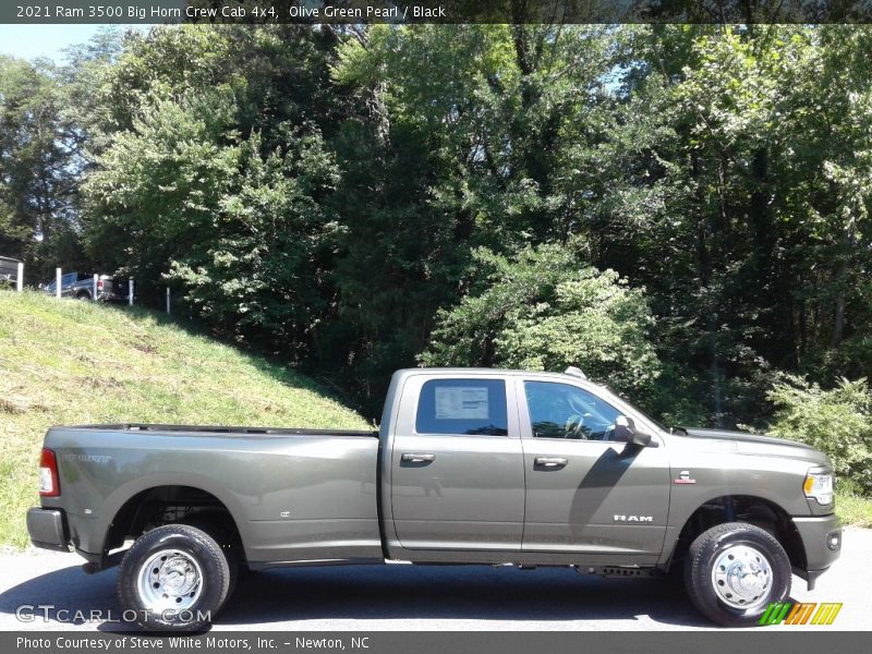 Olive Green Pearl / Black 2021 Ram 3500 Big Horn Crew Cab 4x4