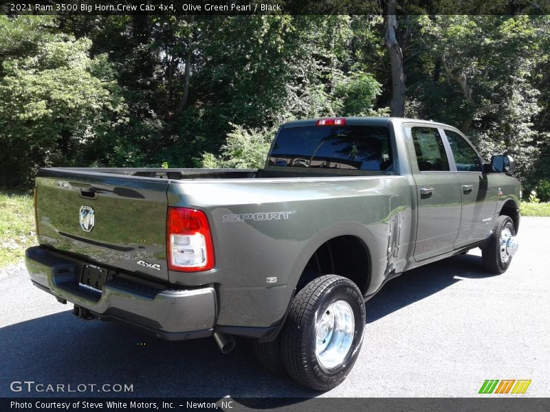 Olive Green Pearl / Black 2021 Ram 3500 Big Horn Crew Cab 4x4