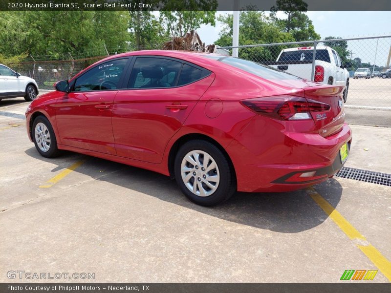 Scarlet Red Pearl / Gray 2020 Hyundai Elantra SE