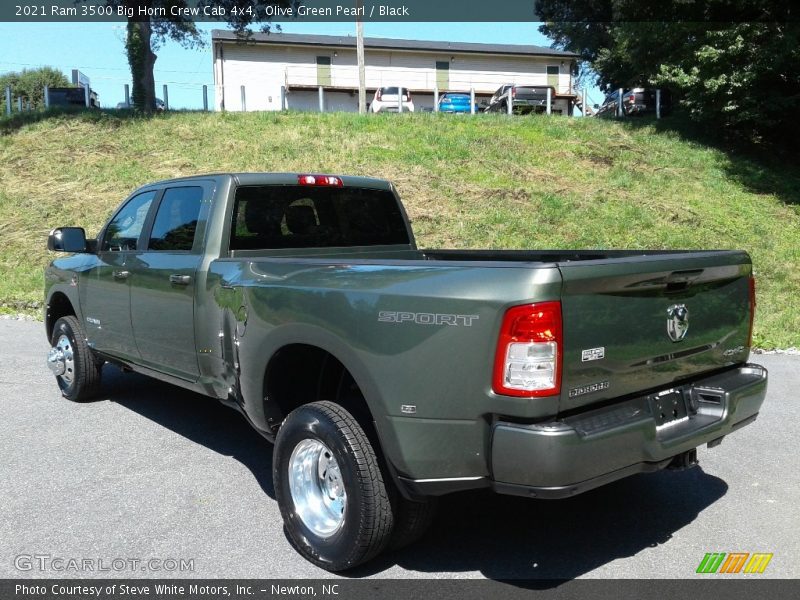 Olive Green Pearl / Black 2021 Ram 3500 Big Horn Crew Cab 4x4