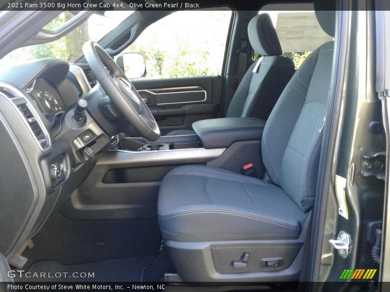 Olive Green Pearl / Black 2021 Ram 3500 Big Horn Crew Cab 4x4