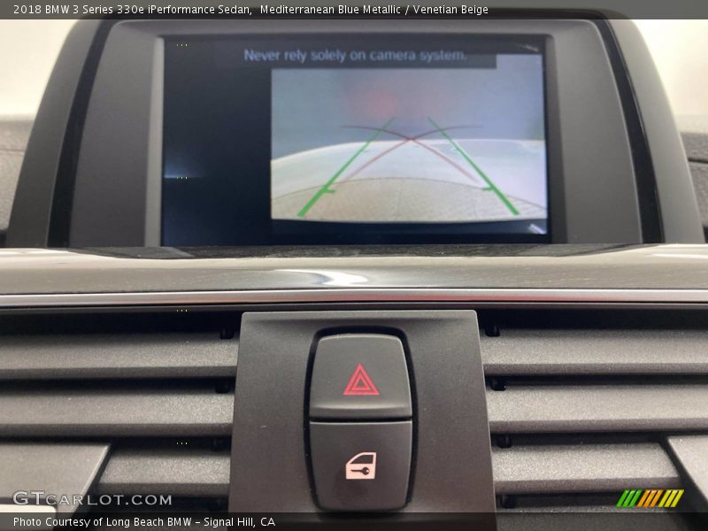 Mediterranean Blue Metallic / Venetian Beige 2018 BMW 3 Series 330e iPerformance Sedan