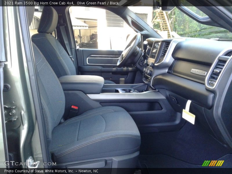Olive Green Pearl / Black 2021 Ram 3500 Big Horn Crew Cab 4x4