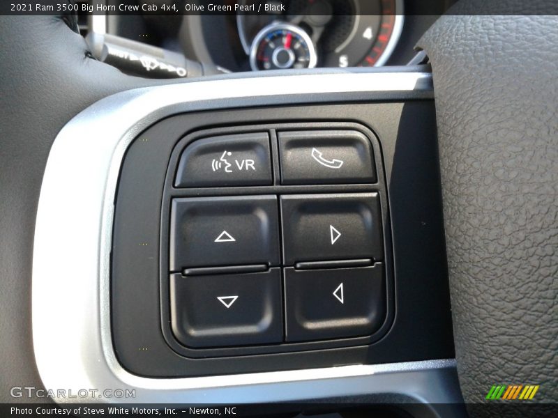 Olive Green Pearl / Black 2021 Ram 3500 Big Horn Crew Cab 4x4