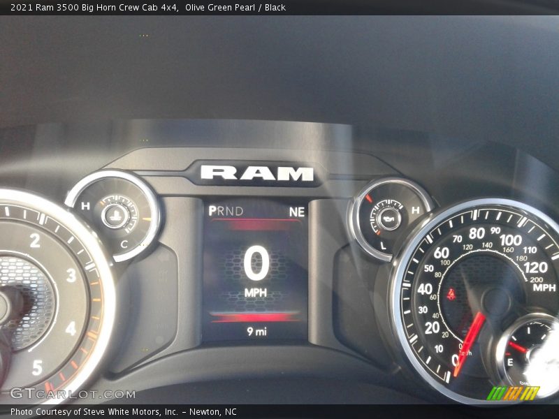 Olive Green Pearl / Black 2021 Ram 3500 Big Horn Crew Cab 4x4