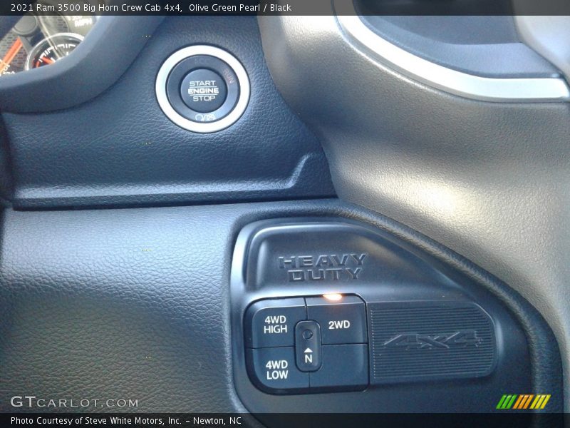 Olive Green Pearl / Black 2021 Ram 3500 Big Horn Crew Cab 4x4