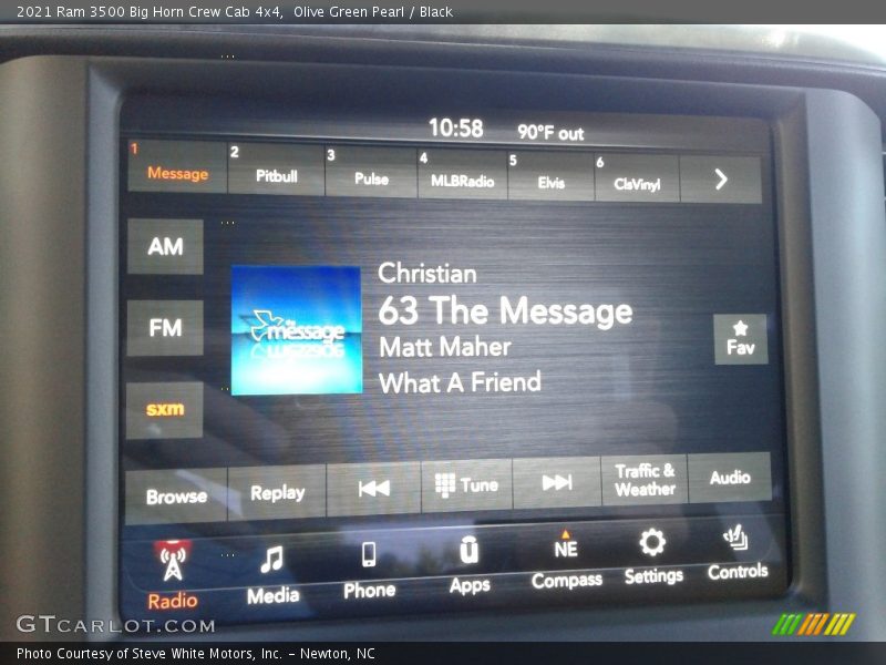 Olive Green Pearl / Black 2021 Ram 3500 Big Horn Crew Cab 4x4