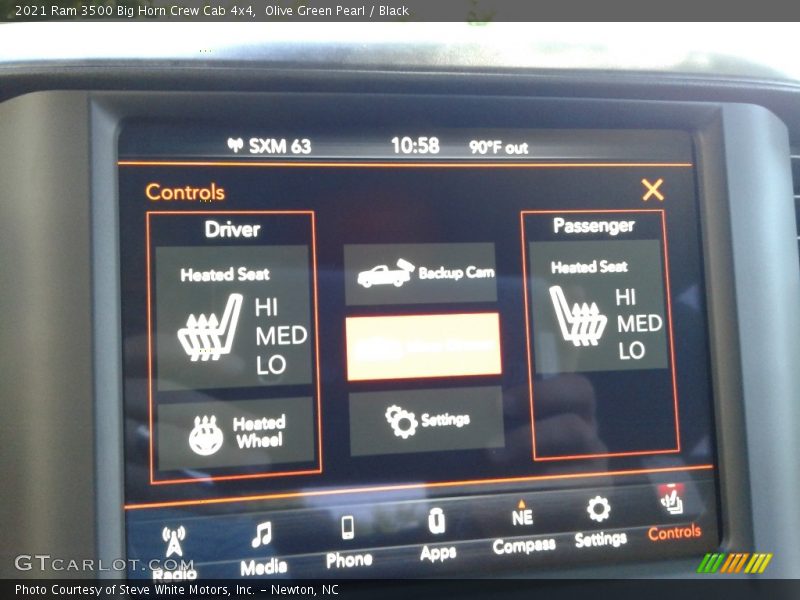 Olive Green Pearl / Black 2021 Ram 3500 Big Horn Crew Cab 4x4