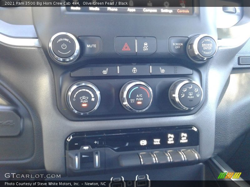 Olive Green Pearl / Black 2021 Ram 3500 Big Horn Crew Cab 4x4
