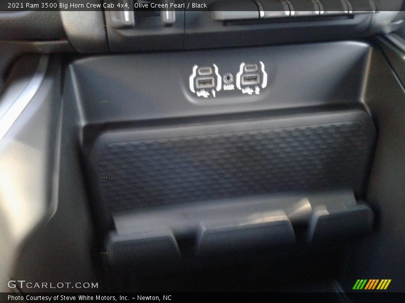 Olive Green Pearl / Black 2021 Ram 3500 Big Horn Crew Cab 4x4