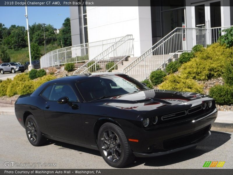 Pitch Black / Black 2018 Dodge Challenger GT AWD