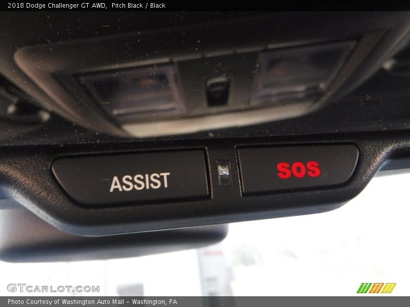Pitch Black / Black 2018 Dodge Challenger GT AWD
