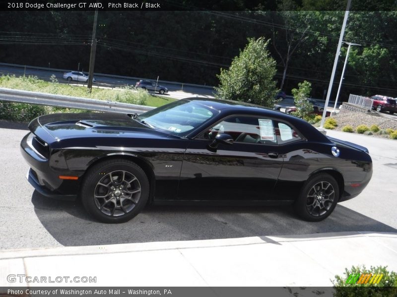 Pitch Black / Black 2018 Dodge Challenger GT AWD