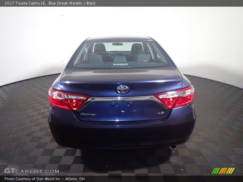 Blue Streak Metallic / Black 2017 Toyota Camry LE